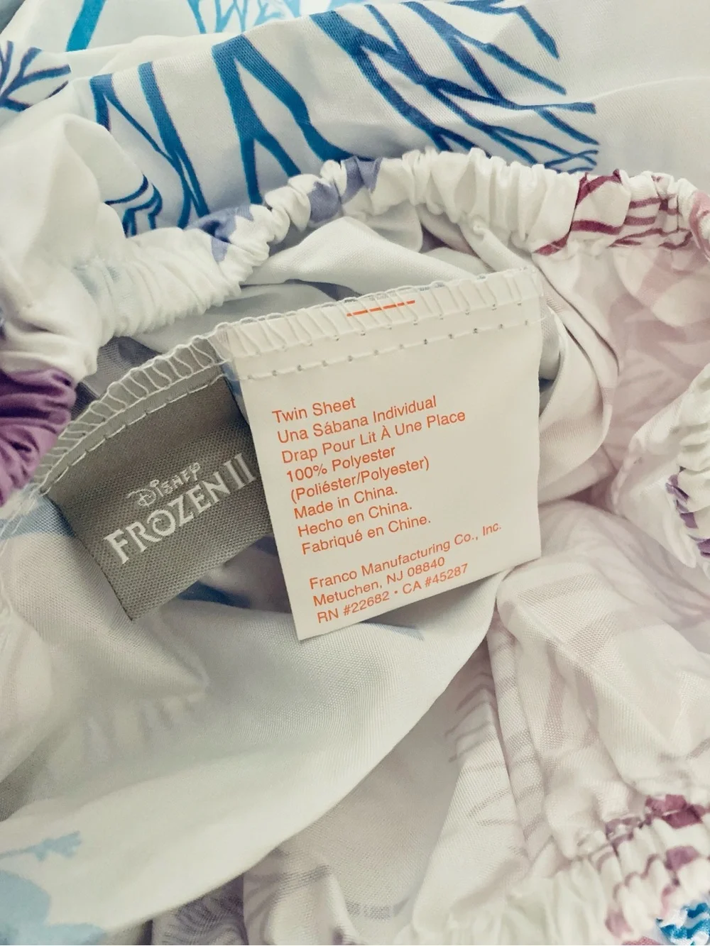 Disney Frozen II “TRUE TO MYSELF” Twin Sheet Set